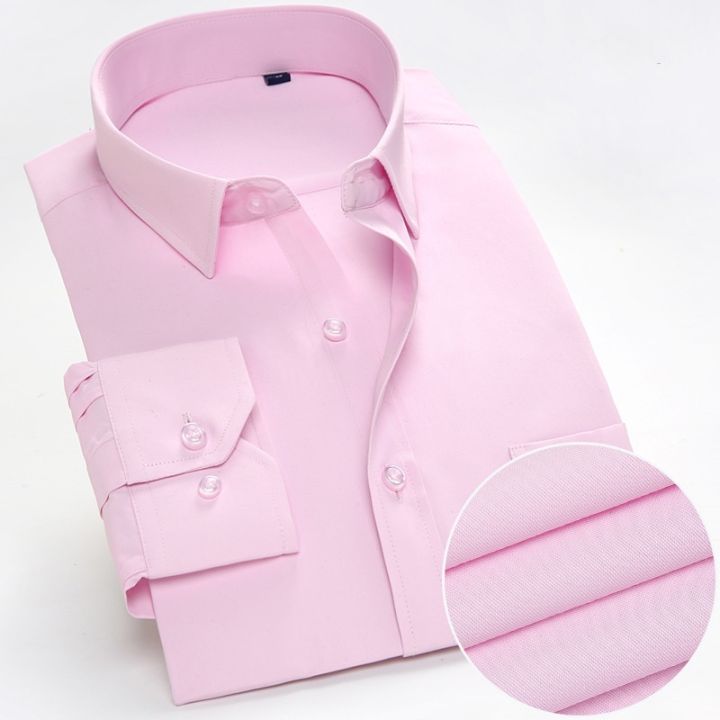 Solid%20Men%20Formal%20Shirt%20Long%20Sleeve%20Plus%20Size%208xl%20Business%20Mens%20Dress%20Shirts%20Basical%20Office%20Male%20Clothing%20with%20Front%20Pocket%20White%20-%20Image%204
