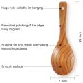 4 Pieces Wood Spoons 21.5cm Wooden Rice Paddle Versatile Serving Spoon Non Stick Heat Resistant Cooking Spoon Exquisite Product. 