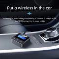 Bluetooth 5.0 Transmitter Receiver LCD Display Headphone Wireless Audio Adapter RCA 3.5mm AUX Jack For PC TV Home Stereo. 