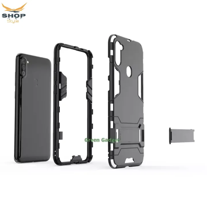Samsung%20Galaxy%20A11%20/%20Samsung%20Galaxy%20M11%20-%20iRonman%20Armor%20Kickstand%20Back%20Phone%20Case%20Cover%20Casing%20-%20Image%204