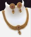 Indian Choker Jewelry Set Indian Necklace Set Golden Jewelry Set Gift For Her Fashion jewelry.