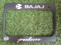 Bajaj Pulsar 150 & 180 Bike Digital Number Plate/License Plate Frame Or Holder Material Stainless Steel with Laser Marking Brand Name. 