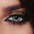 Bella Contact Lens - Glow Husky Gray Green. 