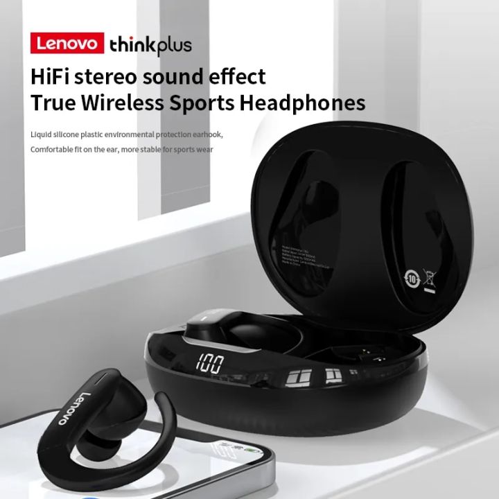 Lenovo%20T50%20Bluetooth%205.3%20Earphones%20TWS%20Wireless%20Headphones%20Button%20Control%20Noise%20Reduction%20Earhooks%20Waterproof%20Headset%20with%20Mic%20-%20Image%205