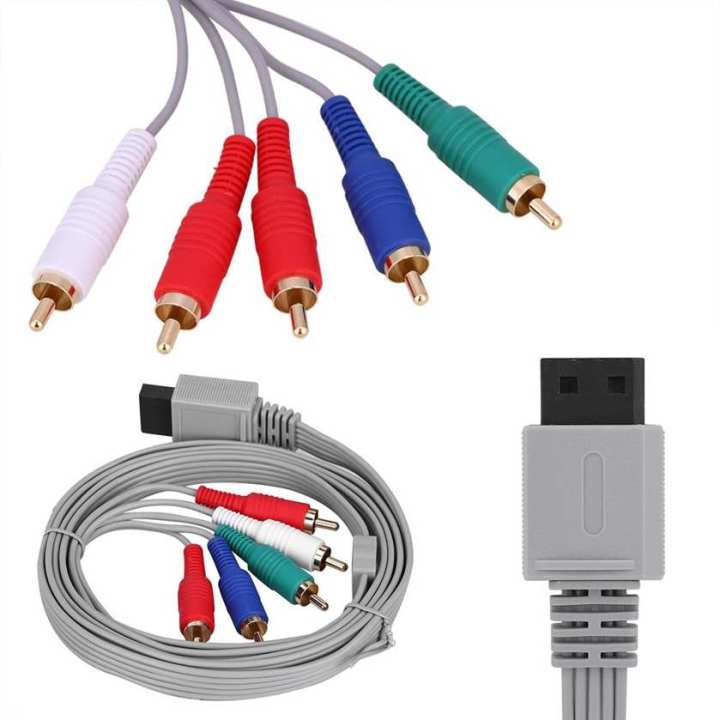 Video Game Console System Component Cable Cord AV Audio HD HDTV High Definition Adapter Wire For Wii U Gaming