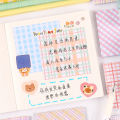 Panda Online 200 Sheets Grid Drive to Series Striped Memo Pad Self-adhesive Checkered Sticky Notes Album Diary Journal Decorative Scrapbooking. 