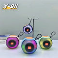 X-811 Bluetooth, USB, TF Card & FM Radio Supported RGB Colorful Lighting Speaker.