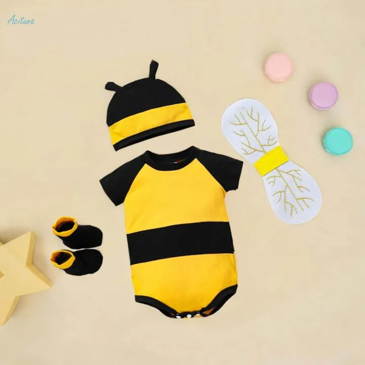 Honey%20Bee%20Romper%20Suit%20Fancy%20Dress%20up%20Clothes%20Set%20Cute%20Cosplay%20Outfits%20for%20For%20Newborns%20-%20Image%204