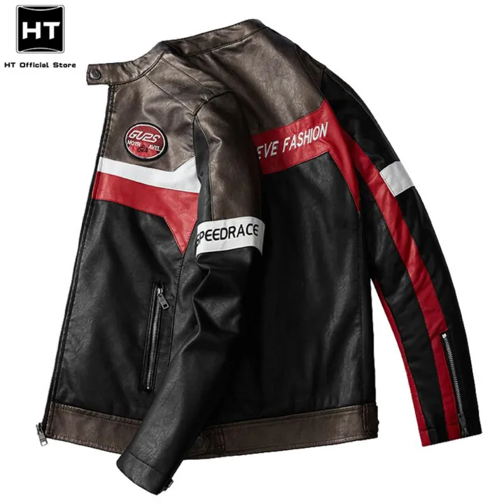 Men Faux Leather Jacket Motorcycle 4XL Men's Jackets Black Jaqueta De Couro Masculina Outwear Male PU Leather Coats Mens