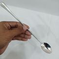 1 pcs long hundle spoon  heavy long hundle pickle spoon silver color spoon carry design spoon 24 cm long pickle spoon. 