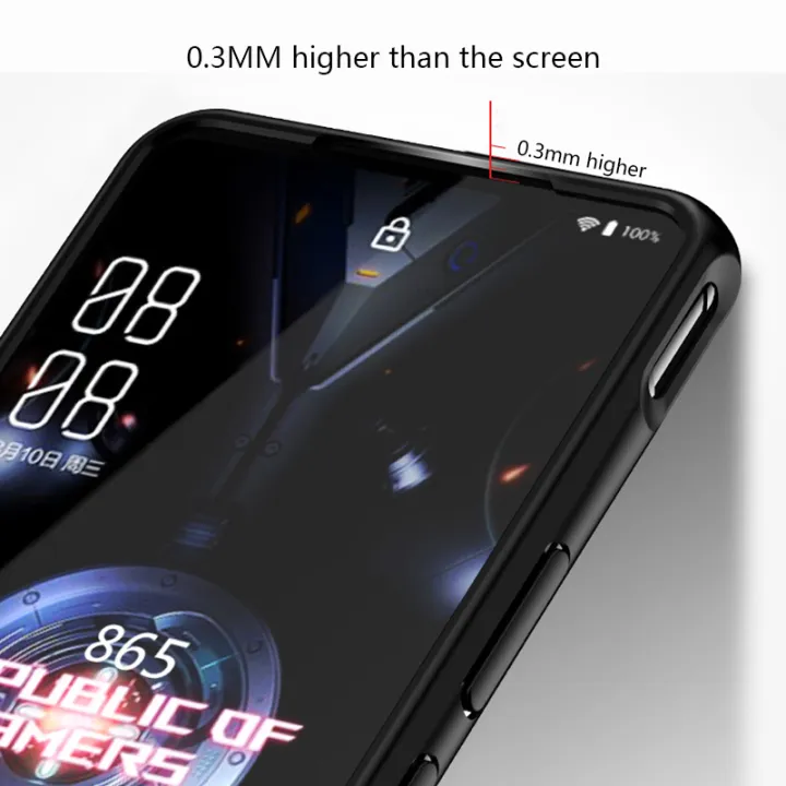 Biruiqu%20For%20ASUS%20ROG%205%20Rog%20Phone%205%20Cooling%20Matte%20Soft%20TPU%20Untra%20Thin%20Anti-Slippery%20Protective%20Phone%20Case%20-%20Image%204