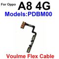 On OFF Power Volume Button Flex Cable For OPPO A8 A5 A5S A3S A3 A1 AX5 AX5S Power Volume Button Switch Control Key Flex Ribbon. 