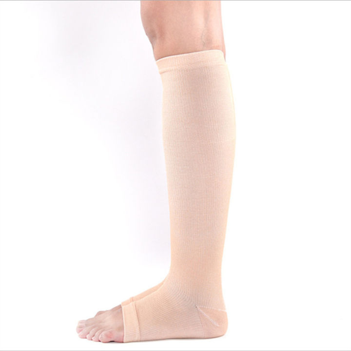 1Pair%20Compression%20Socks%20Foot%20Pain%20Relief%20Knee%20Varicose%20Open%20Toe%20Socks%20-%20Image%203