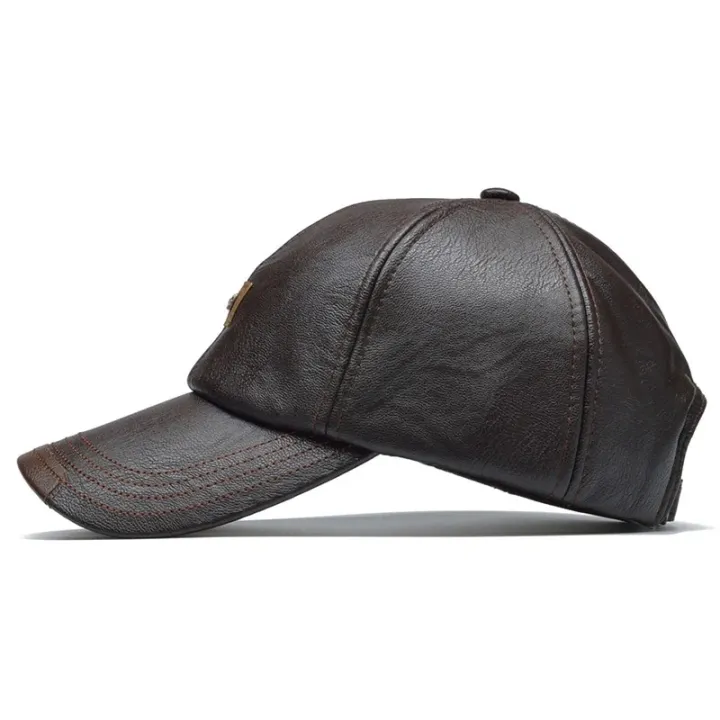Fashion%20Men%20Leather%20Baseball%20Cap%20Hip%20Hop%20Casual%20Adjustable%20Winter%20Warm%20Hat%20Snapback%20Hat%20PU%20Leather%20Trucker%20Caps%20gorras%20-%20Image%203