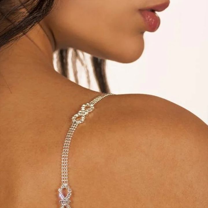Stonefans%202Pcs%20Simple%20Rhinestone%20Bra%20Straps%20for%20Women%20Wedding%20Luxury%20Shiny%20Infinity%20Symbol%20Straps%20Chain%20Lingerie%20Body%20Jewelry%20-%20Image%204