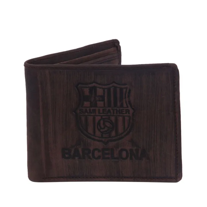 BARCELONA GENUINE LEATHER WALLET MONEY PURSE CARD HOLDER FOR MEN