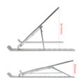 Aluminum Alloy Notebook Bracket Aluminium Alloy Plate Bracket Folding Computer Bracket Stand.