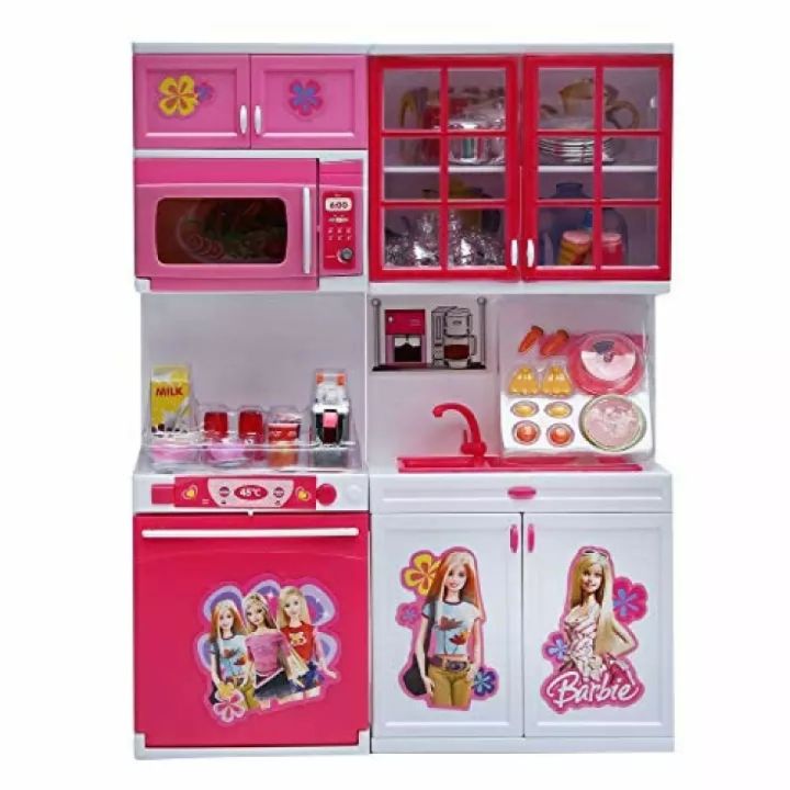 Barbie doll new kitchen set on sale