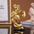 Mini Resin Lovers Statue Figurine Kissing Posture Model Craft Sculpture Ornament Home Decor Desktop Cabinet Decoration. 