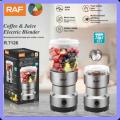 Nima 2 in 1 Electric Grinder & Juicer for A-Z Dry Spice - Silver. 