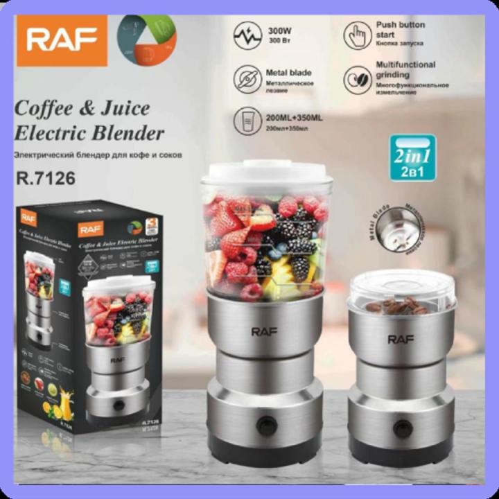 Nima 2 in 1 Electric Grinder & Juicer for A-Z Dry Spice - Silver