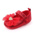 【Hengli jewelry story】(NEW)Autumn Big Bow Baby Princess Shoes Infant Girl Non-Slip Soft Sole Flats Shoes Kids Indoor Shoes 0-12 Months.
