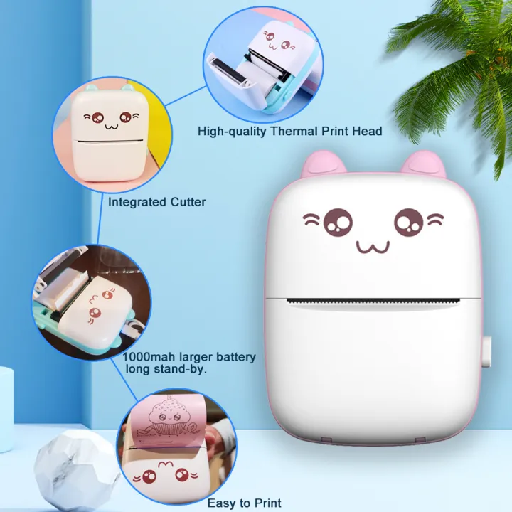 Inkless%20Bluetooth%20Thermal%20Printer%20with%2010%20rolls%20Free%20Paper%20Photo%20Note%20Homework%20Printing%20Portable%20Pocket%20Label%20Printer%2057mm%20for%20Android%20IOS.%20-%20Image%208