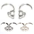 Simple Men's Retro Punk Skull Earrings Women's Vintage Skeleton Skeleton Ear Gothic Steampunk Halloween Niche Trend JewelryGifts. 