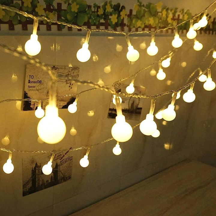 Warm%20White%20Snow%20Ball%20Fairy%20Lights,%20Waterproof%20Decorative%20Fairy%20Lights%2028%20Pieces%20Set%20-%20Light%20Decoration%20-%20Image%202