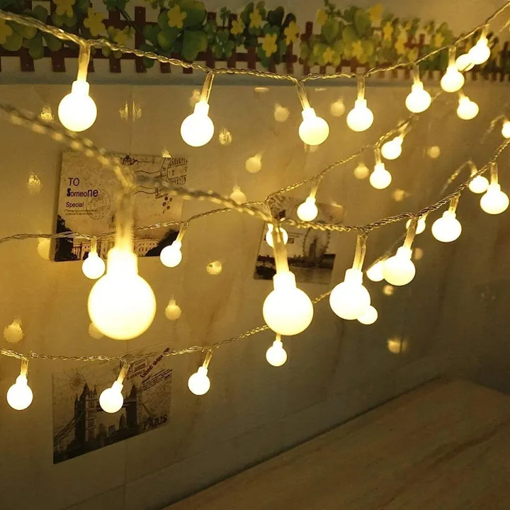 Warm%20White%20Snow%20Ball%20Fairy%20Lights,%20Waterproof%20Decorative%20Fairy%20Lights%2028%20Pieces%20Set%20-%20Light%20Decoration%20-%20Image%202