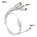 USB C Charging Cable 2 in 1 Multi Charging Cable Splitter USB to 2 Type C Charging Data Sync Cord Type-c conversion Type-c. 