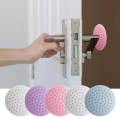 4-Pcs Wall Protector Pads – Self-Adhesive Rubber Door Handle Bumper Stoppers. 