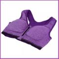 Women Sport Bra Running Gym Yoga Fitness Tops Tank Workout Zipper Stretch. 