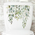 Flower Toilet Stickers Self-Adhesive Toilet Lid Stickers Bathroom Wall Sticker 3D Wall Art Decoration For Room Decor. 
