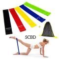 5 PCS  Resistance Loop Exercise Band, Rubber Resistance Band For Strength Training Fitness Bands. 