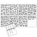 ARELENE 168PCS Pantry Label Printed Home Containers Jars Bottles Tags Waterproof Transparent Self-Adhesive Food Label Stickers.