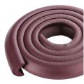 2M Children Protection Table Guard Strip Products Glass Edge Furniture Horror Crash Bar Corner Foam Bumper Collision Black & Brown (2 Pcs). 