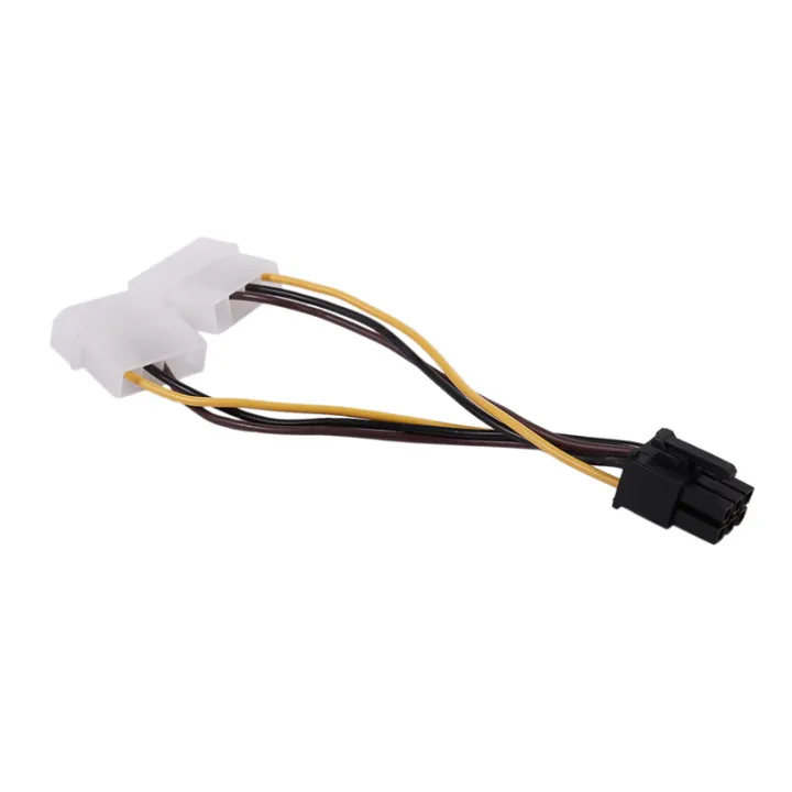 3X%20A%20Dual%204-Pin%20Molex%20IDE%20to%206%20Pin%20PCI-E%20Graphic%20Card%20Connector%20Cable%20Adapter%20-%20Image%203