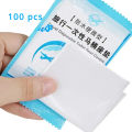 50pcs/100pcs Portable Disposable Toilet Seat Covers - 100% Waterproof and Hygienic for Travel/Camping.