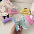 Cartoon Anime Small Animal Sanrio Hair Clip Cute Sweet Hair Claws Back Of The Head Hairpin Headwear Kawaii Acrylic Shark Clips Mzea.