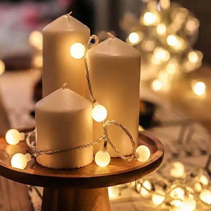 Candy Ball 15ft String Fairy Lights - Rainbow