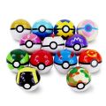 7cm Pokemon Pikachu Poke Ball Cosplay Pop-up Poke Ball Kids Toy Plastic Pikachu Ball. 
