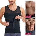 Mens Body Shaper Compression Vest Abdomen Shapewear Tummy Control Slimming Sheath Gynecomastia Shapers Waist Trainer Tank Tops. 