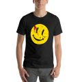 Watchmen Symbol Smile Vintage T-Shirt summer tops sports fans mens t shirts. 
