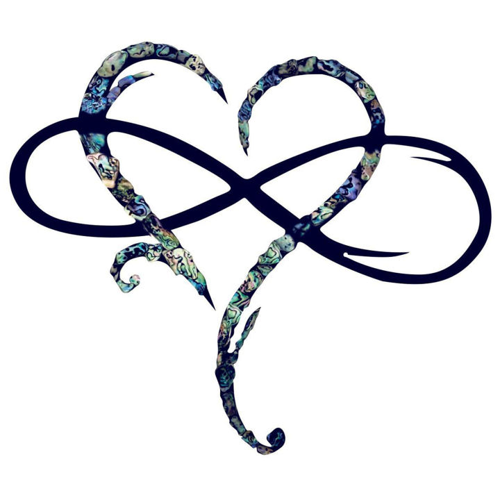 Wall%20Art%20Infinity%20Symbol%20Large%20Heart%20Shaped%20Steel%20Sculpture%20-%20Image%202
