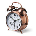 Round Cooper Twin Bell Alarm Clock, Size: Standard,. 