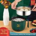 Multifunctional Non-stick Mini Rice Cooker Double Layer/Single Layer Ceramic Coated Household Electric Cooker Momo Cooking Electric Frying Pan Ideal for 1-2 Person. 