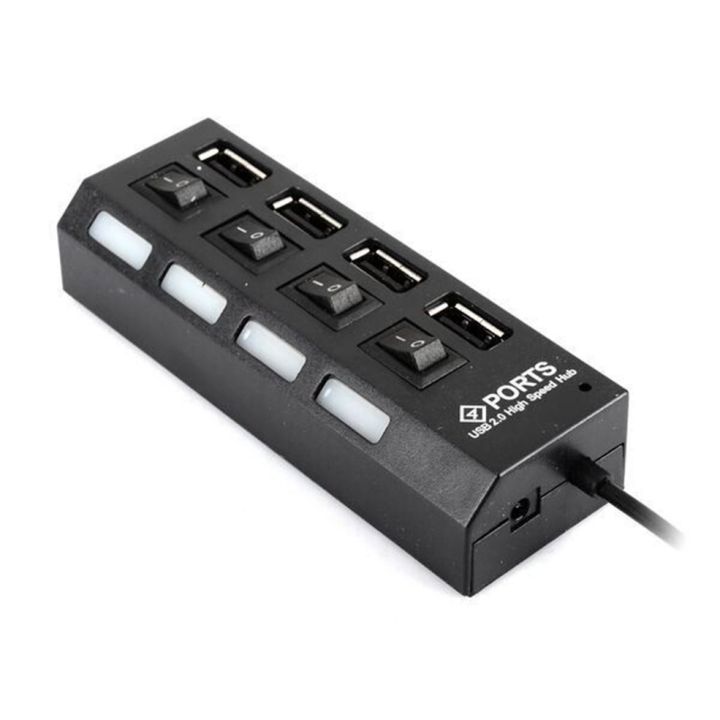 Usb%20High%20Speed%204-Port%20Hub%20Indepen%20Switch%20Hub%20Four-Position%20Splitter%20Hub%20-%20Black%20-%20Image%204
