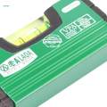 Level Tool Vertical Aluminum Alloy Mini Durable Small Bubble Level for Desk Woodworking Phonograph. 