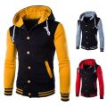 Men's Jacket Boy Baseball Varsity Jacket Men Fashion Design Red Mens Hoodie Slim Fit College Men Brand Stylish Veste Homme.